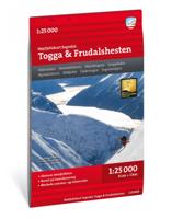Wandelkaart Hoyfjellskart Sogndal: Togga og Frudalshesten | Calazo