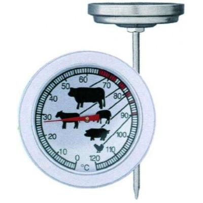 Vleesthermometer RVS Wit Waterdicht