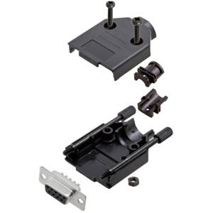 TRU COMPONENTS TCDTPKP09DBSK 7709164 D-sub female connectorset 180 ° Aantal polen: 9 Soldeerkelk 1 stuk(s)