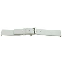 Horlogeband Universeel K510 Leder Wit 28mm - thumbnail