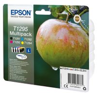 Epson Inktcartridge T1295 Origineel Combipack Zwart, Cyaan, Magenta, Geel C13T12954012 - thumbnail