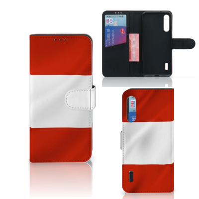 Xiaomi Mi A3 Bookstyle Case Oostenrijk Xiaomi Mi A3 Bookstyle Case Oostenrijk
