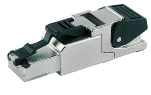 Telegärtner RJ45-stekker CAT 6A afgeschermd J00026A2001 Stekker, recht Aantal polen (sensoren) 8P8C Metaal 1 stuk(s)