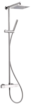 Pure Design Ebro Douche opbouwset Thermostatisch Chroom Pure Design Ebro Douche opbouwset Thermostatisch Chroom