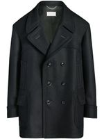 Maison Margiela manteau à boutonnière croisée - Noir