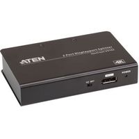 ATEN 2-Poorts DisplayPort Splitter Zwart - thumbnail