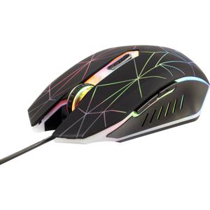 Renkforce RF-GM-120 Gaming-muis USB Optisch Zwart 6 Toetsen 3600 dpi Verlicht