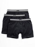 Boxershort zonder gulp in set van 3 Van Jockey zwart
