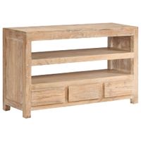 Tv-meubel 90x30x55 cm massief acaciahout lichtbruin