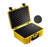 B&W outdoor.cases type 5000 (leeg) - Het origineel, kubusschuim, geel, 470x365x190 (Typ 5000)