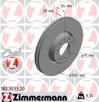 Remschijf Coat Z 180303320