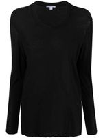 James Perse t-shirt High Gauge en coton - Noir - thumbnail