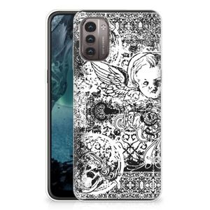 Silicone Back Case Nokia G21 | G11 Skulls Angel