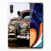 Samsung Galaxy A60 Siliconen Hoesje met foto Vintage Auto