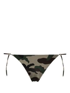 VETEMENTS bas de bikini à imprimé camouflage - Vert