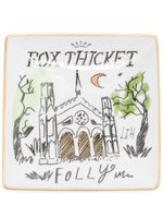 GINORI 1735 plateau Fox Thicket Folly - Blanc - thumbnail