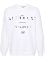 John Richmond sweat à logo imprimé - Blanc - thumbnail