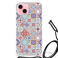 iPhone 15 Plus Anti-Shock Hoesje Tiles Color - thumbnail