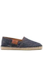 ETRO espadrilles à motif cachemire - Bleu