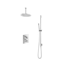 Hotbath Get Together IBS2ACR inbouwdouche met 15cm plafondbuis, 30cm hoofddouche en glijstang chroom