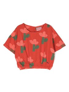 Bobo Choses t-shirt à fleurs - Rouge