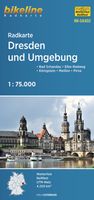 Fietskaart SAX02 Bikeline Radkarte Radkarte Dresden und Umgebung | Est - thumbnail