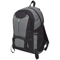 vidaXL Hiking rugzak 40 L zwart en grijs