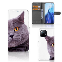 Xiaomi Mi 11 Telefoonhoesje met Pasjes Kat - thumbnail