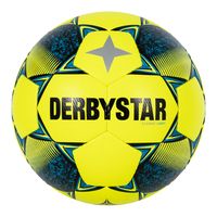 Derbystar Classic Light II Kunstgras Voetbal Maat 5 Geel Blauw Zwart - thumbnail