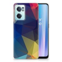 OnePlus Nord CE 2 5G TPU Hoesje Polygon Dark