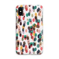 Tropical Dots: iPhone X Volledig Geprint Hoesje - thumbnail