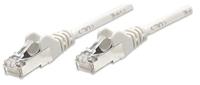 Intellinet Netwerk Patchkabel, Cat5e, 0,25 m, CCA, U/UTP, PVC, Vergulde Contacten, Snagless Cat5e, F/UTP, CCA 2 m Grijs