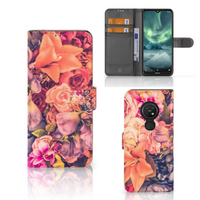 Nokia 7.2 | Nokia 6.2 Hoesje Bosje Bloemen - thumbnail