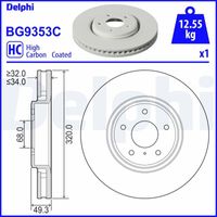 Remschijf BG9353C - thumbnail