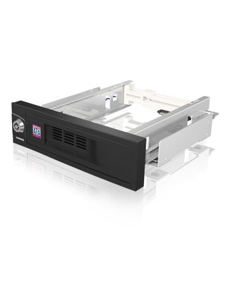 ICY BOX IB-168SK-B 13,3 cm (5.25") Carrierpaneel Zwart