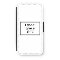 Don't give a shit: iPhone 8 Flip Hoesje - thumbnail