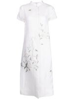 SHIATZY CHEN manteau Renascent Collection à fleurs - Blanc