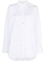 Stella McCartney chemise en coton à manches longues - Blanc