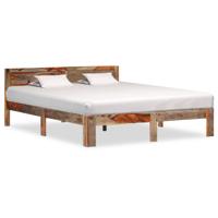 vidaXL Bedframe massief sheeshamhout 180x200 cm