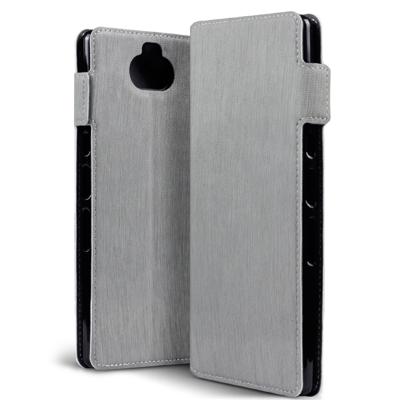 Qubits - slim wallet hoes - Sony Xperia 10 Plus - Grijs