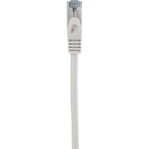 Renkforce RF-5047494 RJ45 Netwerkkabel, patchkabel CAT 6A S/FTP 0.50 m Grijs Snagless, Vlambestendig 1 stuk(s)