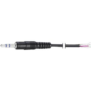 TRU COMPONENTS Jackplug-aansluitkabel Jackplug male 2,5 mm - Open kabeleinde Stereo Aantal polen: 3 Inhoud: 1 stuk(s)