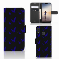 Huawei P20 Lite Telefoon Hoesje Vlinder Patroon