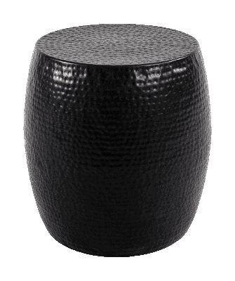 Lesli Bijzettafel / Hocker 'Moses' kleur Zwart