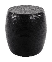 Lesli Bijzettafel / Hocker 'Moses' kleur Zwart