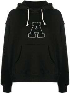 Axel Arigato hoodie College A à appliqué - Noir