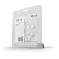LINDY 40440 USB type C-poortslot, oranje, 10 stuks