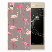 Sony Xperia XA1 Plus TPU Hoesje Flamingo
