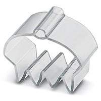 PHOENIX CONTACT PATG 7/15 Ader-aanduidingsdrager, 22 mm-30 mm kabeldiameter, 15 mm x 4 mm lettergrootte transparant, 50 stuks