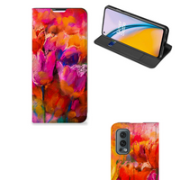 Bookcase OnePlus Nord 2 5G Tulips - thumbnail